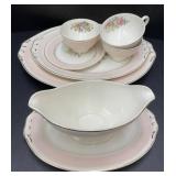 (YZ) Georgian Floral Glassware