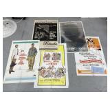 (BA) 5 Vintage Movie Posters 27 x 41" including