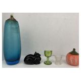 (BA) Vtg Mid Century Lighters (4"T-10"T) Black