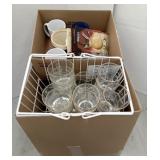 (MN) Mugs, Wine Cups, Decorative Plates, Knitting