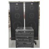 (TB) RCA Compact Audio System w/ Tower Speakers