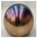 (AB) Vtg St Clair Multicolored Round Art Glass