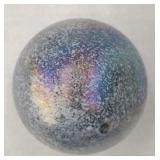 (AB) Vtg St Clair Multicolored Round Art Glass