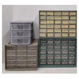 (TB) Hard Plastic Parts Organizer Cabinets (3-30