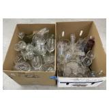 (BA) Clear Glassware including wine glasses