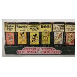 (BA) Vtg Mickey Mouse Library Of Games