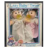 (BA) Vtg Lazy Baby Twins Doll **Sealed**