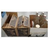 (BA) Vtg Glass Storage Jars In Boxes & Soda
