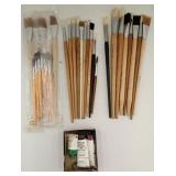(BA) Crayola & Roymac Paint Brushes & Grumbacher