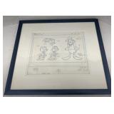 (IN) Walt Disney animation production art, hook