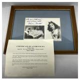 (IN) Adriana Caselotti  signed Photo with