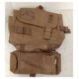 (TU)  Back pack Brown Leather  Star Wars