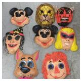 (BA) Vintage Halloween Masks including Devil and