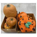 (BA) Vintage Halloween Pumpkin decorations and