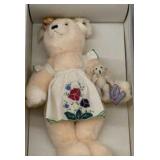(FW) Annette Funicello Bear Peaches and Cream 17"