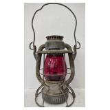 (AB) Vtg New York Dietz Railroad Lantern w/