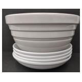 (AB) The Cellar LG 11"Round Porcelain Mixing Bowl
