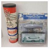 (AB) Vtg Original Tinker Toy Spalding Container &