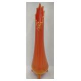 (KC) Vtg L.E. Smith Glass Simplicity Swung Shape