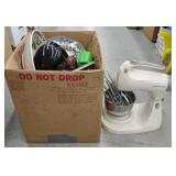 (BA) Sunbeam Mixmaster & Grape Pedestal Platter