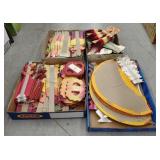 (BA) Vtg Tissue Decorations (Thanksgiving/ Fall)