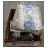 (BA) Vtg Cake Pan, Vtg McDonald Plates, Biddeford