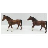 (Hi) Lefton horse figurines approx 5in h