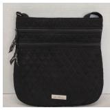 (TB) Vera Bradley Black Quilted Crossbody Purse