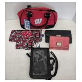 (TB) Wisconsin Purse & Wallet & Change Wallet &
