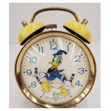 (IN) Bradley Metal Donald Duck Wind Up Alarm