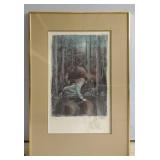 (TB) Mirror Of The Soul Print In Gold Frame