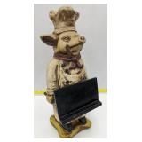 (Hi) pig chef recipes stand approx 16in h