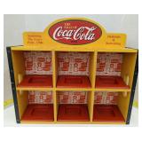 (Hi) coca cola display rack approx 16in x 17in