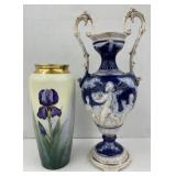 (BA) Carl Tielsh Altwasser Hand Painted Vase10