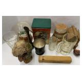 (IN) Horse water globe,nick nacks and more