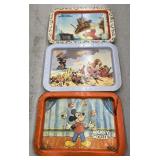 (IN)  Disney and dinosaur TV trays approximately