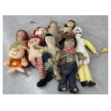 (BA) Vtg Dolls Inc, Raggedy Ann & Annie (15"T) &