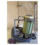 Vintage Alemite Electric Grease Dispenser Cart