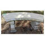 Concrete Bench 17"x17"x51"