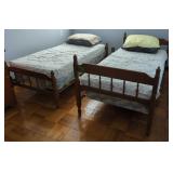 Pair of Twin Bed Frames. Bidding on one times the