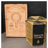 Vtg Water Pik in Box w/Vtg Hand Mirror in Box
