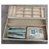 Tool Box 8"x18"x7" With Assorted Air Hammer Bits