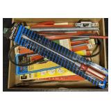 Flat of Various Tools - Slot Screwdriver, Tube