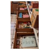 Contents of Kitchen Drawers Including Assorted