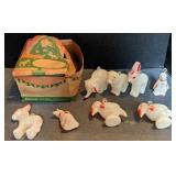 Vtg. Carnival Glow-in-the-dark Plastic Christmas