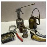 Pump Oilers, Oil Can Spouts, Oil Filter Wrench,