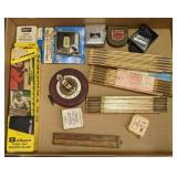 Flat of Various Measuring Devices (attached