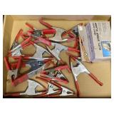 Flat of Spring Clamps(back garage)