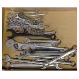 Flat of Combination Wrenches (back garage)