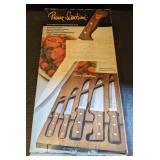 Pierre Santini 5 Piece Knife Set In Hang Up